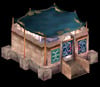 Istaria MMO - Clothworking Shop a buildable plot structure that is persistant in the game world